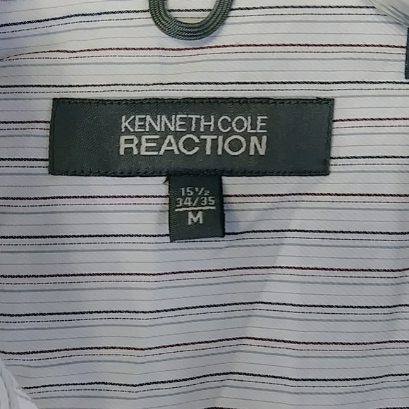 Kenneth Cole Reaction | Shirts | Kenneth Cole Reaction Grey Maroon ...